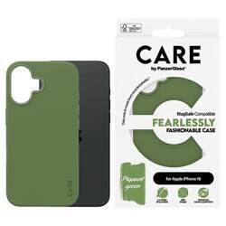 CARE by PanzerGlass Fashion Case iPhone 16 6.1" zielony/green MagSafe 1385