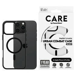 CARE by PanzerGlass Flagship Urban Case iPhone 16 Pro Max 6,9" czarny/black MagSafe 1360