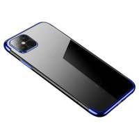 Clear Color case żelowy pokrowiec etui z metaliczną ramką iPhone 13 Pro niebieski