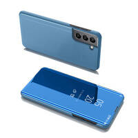 Clear View Case futerał etui z klapką Samsung Galaxy S22+ (S22 Plus) niebieski