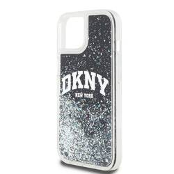 DKNY DKHCP12MLBNAEK iPhone 12/12 Pro 6.1" czarny/black hardcase Liquid Glitter Big Logo