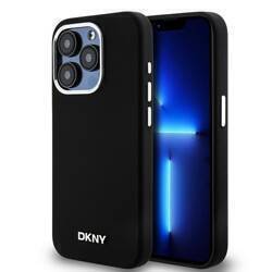 DKNY DKHMP14LSMCHLK iPhone 14 Pro 6.1" czarny/black hardcase Liquid Silicone Small Metal Logo MagSafe