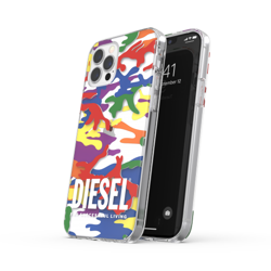 Diesel Clear Case Pride Camo AOP iPhone 12/12 Pro multikolor/colorful 44332