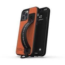 Diesel Handstrap Case Utility Twill iPhone 12/12 Pro czarno-pomarańczowy/black-orange 44288