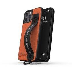 Diesel Handstrap Case Utility Twill iPhone 12 Pro Max czarno-pomarańczowy/black-orange 44289