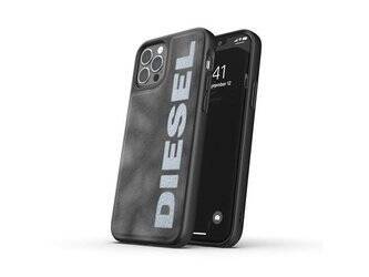 Diesel Moulded Case Bleached Denim iPhone 12/12 Pro szaro-biały/grey-white 44297