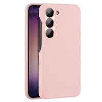 Dux Ducis Grit etui Samsung Galaxy S23+ elegancki pokrowiec ze sztucznej skóry MagSafe różowe
