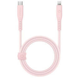 ENERGEA kabel Flow USB-C - Lightning C94 MFI 1.5m różowy/pink 60W 3A PD Fast Charge