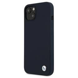 ETUI BMW BMHCP13MSILNA IPHONE 13 / 14 / 15 6.1" GRANATOWY/NAVY HARDCASE SILICONE SIGNATURE