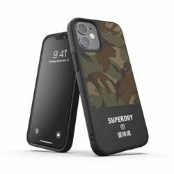 ETUI SUPERDRY MOULDED CASE CANVAS IPHONE 12 MINI ZIELONY MORO