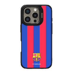 Etui FC Barcelona do iPhone 16 Pro Magnetic Case MagSafe OCFCBMCIP16PBG BG