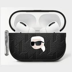 Etui Karl Lagerfeld Monogram Karl Head    do AirPods 4 czarny