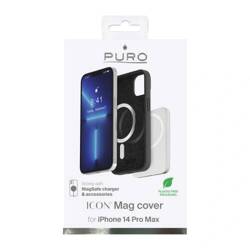 Etui PURO ICON MAG MagSafe Apple iPhone 14 Pro Max (Black)