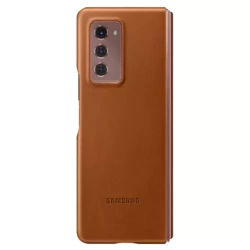 Etui Samsung Galaxy Z Fold 2 Skóra naturalna Soft-touch brązowy Uszkodzone opakowanie