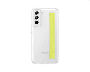 Etui Samsung Slim Strap Cover Biały do Galaxy S21 FE 5G (EF-XG990CWEGWW) Uszkodzone opakowanie