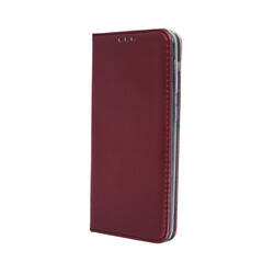 Etui Smart Magnetic do Samsung Galaxy S23 burgundowe