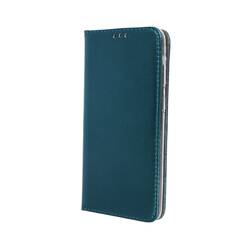 Etui Smart Magnetic do iPhone 15 Pro Max 6,7&quot; ciemnozielone