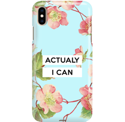 FUNNY CASE ETUI NADRUK ACTUALY I CAN IPHONE 11 PRO MAX