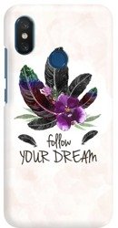 FUNNY CASE ETUI NADRUK FOLLOW YOUR DREAM KWIAT XIAOMI MI 8