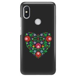 FUNNY CASE ETUI NADRUK SERCE CZARNE XIAOMI REDMI S2