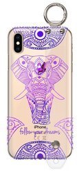 FUNNY CASE ETUI Z UCHWYTEM FOLLOW YOUR DREAMS IPHONE XS MAX