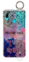 FUNNY CASE ETUI Z UCHWYTEM POSITIVE VIBES HUAWEI P SMART Z