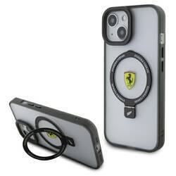 Ferrari FEHMP15SUSCAH iPhone 15 / 14 /  13 6.1" transparent hardcase Ring Stand 2023 Collection MagSafe