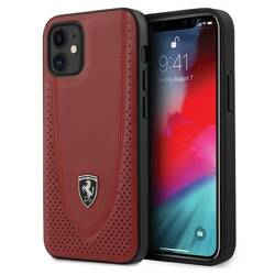 Ferrari FEOGOHCP12SRE iPhone 12 mini  5,4" czerwony/red hardcase Off Track Perforated