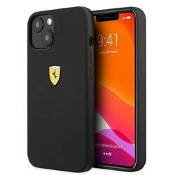 Ferrari FESSIHCP13MBK iPhone 13 / 14 / 15 6.1" czarny/black hardcase Silicone