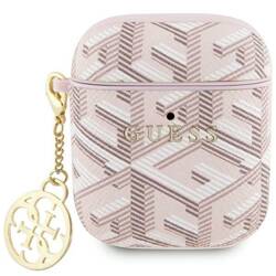 GUESS GUA2PGCE4CP AIRPODS 1/2 COVER RÓŻOWY/PINK GCUBE CHARM