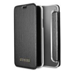 GUESS GUFLBKPXIGLTBK IPHONE X BLACK /CZARNY BOOK IRIDESCENT