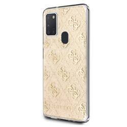 GUESS GUHCM21PCU4GLGO M21 M215 ZŁOTY/GOLD HARD CASE 4G GLITTER