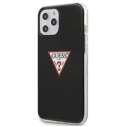 GUESS GUHCP12LPCUCTLBK IPHONE 12 PRO MAX 6,7"  CZARNY/BLACK HARDCASE TRIANGLE COLLECTION