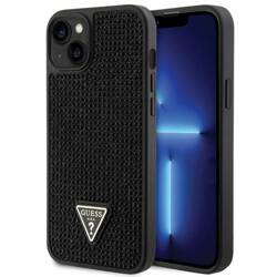 GUESS GUHCP14MHDGTPK IPHONE 14 PLUS / 15 PLUS 6.7" CZARNY/BLACK HARDCASE RHINESTONE TRIANGLE