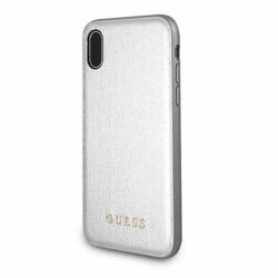 GUESS GUHCPXIGLSI IPHONE X SILVER /SREBRNY HARD CASE IRIDESCENT