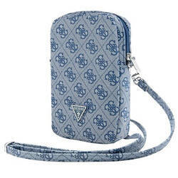 GUESS TOREBKA GUWBZP4GFTSB NIEBIESKI/BLUE ZIP 4G TRIANGLE