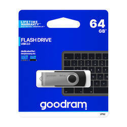 Goodram pendrive 64GB USB 2.0 Twister czarny