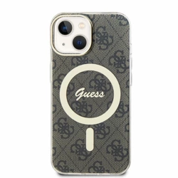 Guess IML 4G Brown Magsafe - etui iPhone 15/14/13