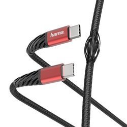 HAMA KABEL ŁADUJĄCY/DATA "EXTREME" USB Type-C - USB-C, 1.5M CZARNY BEZ OPAKOWANIA