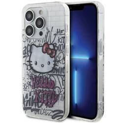 Hello Kitty HKHCP13XHDGPHT iPhone 13 Pro Max 6.7" biały/white hardcase IML Kitty On Bricks Graffiti