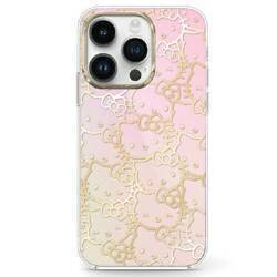 Hello Kitty HKHCP15SHCHPEP iPhone 15 / 14 / 13 6.1" różowy/pink hardcase IML Gradient Electrop Crowded Kitty Head