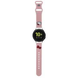 Hello Kitty Pasek Uniwersalny HKUWMSCHBLP Silicone Kitty Head różowy/pink strap 20mm