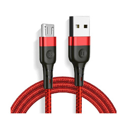 JELLICO USB KABEL - A4 3.1A MICRO USB 1.2M CZERWONY