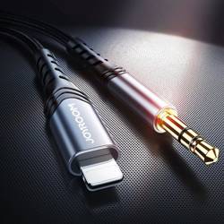 JOYROOM SY-A02 LIGHTNING TO AUX CABLE 100CM BLACK