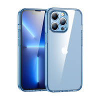 Joyroom Star Shield Case etui pokrowiec do iPhone 13 Pro Max sztywna obudowa niebieski (JR-BP913 transparent blue)