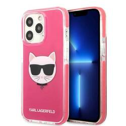 KARL LAGERFELD KLHCP13XTPECPI IPHONE 13 PRO MAX 6,7" HARDCASE FUKSJA/FUSCHIA CHOUPETTE HEAD