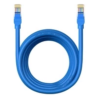 Kabel Ethernet Baseus High Speed Cat 6 RJ-45 1000Mb/s 5m okrągły - niebieski