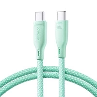 Kabel Joyroom Multi-Color Series SA34-CC3 USB-C / USB-C 60W szybki transfer 1m - zielony