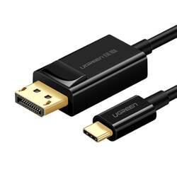 Kabel USB-C UGREEN Display Port 1,5m (czarny)