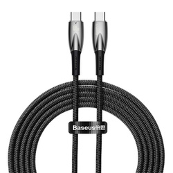 Kabel USB-C do USB-C Baseus Glimmer, 100W, 2m (czarny)